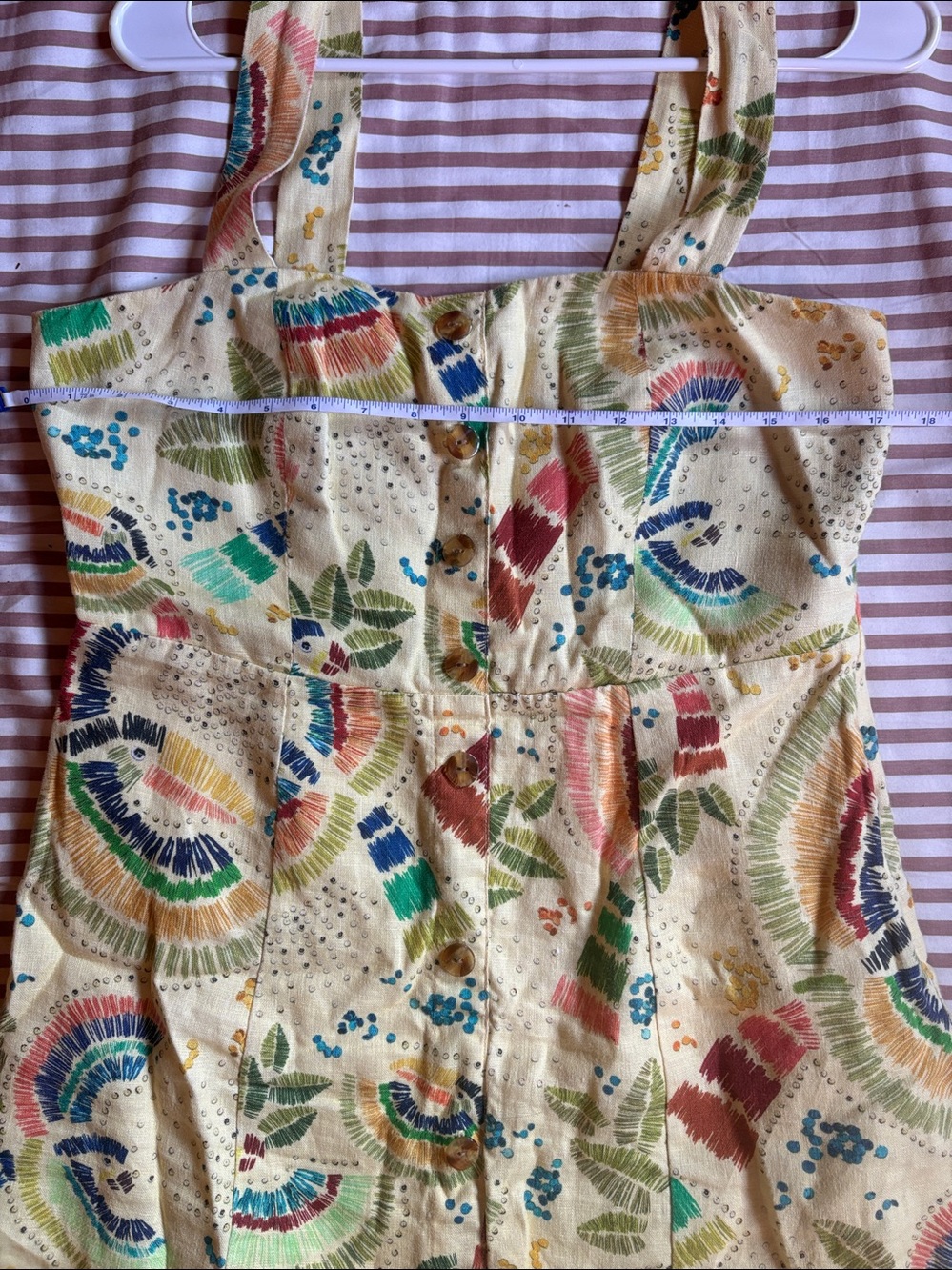 Linen Mini Dress - Farm Rio - Picture 4 of 7